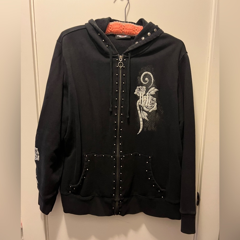 Harley Davidson zipper sweatshirt